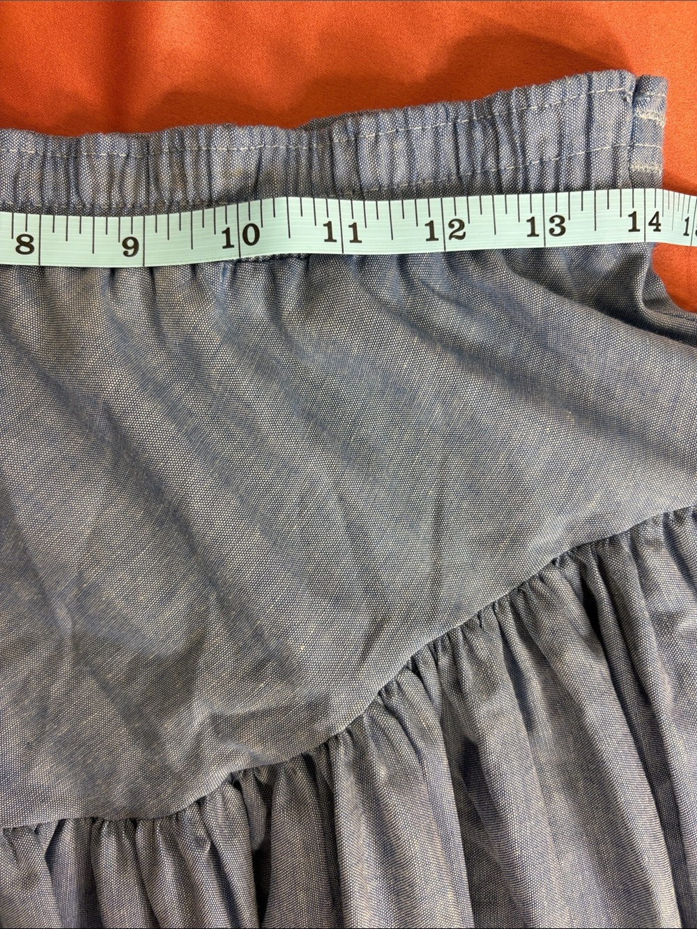 Vintage Midi Tiered Prairie Skirt - Flowy Ruffle Design Rodeo Squaredance Fun - Picture 6 of 9